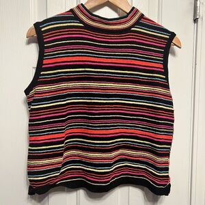 Striped Multicolor Women's Tank Top